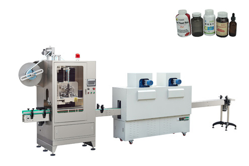 Drug bottom shrink sleeve labeling machine