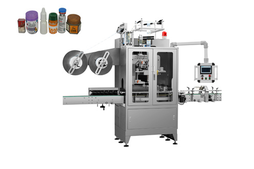 Small Bottle of Eye Drops Medicine Film Sleeve Label Machine