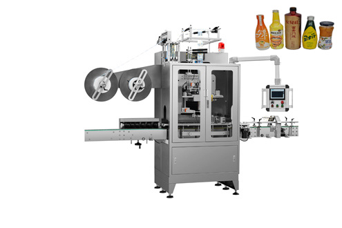 glass bottle sleeve labeling machine