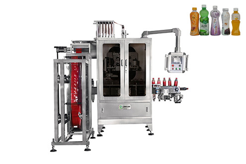 juice bottle sleeve labeling machine