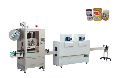 milk powder cans sleeve labeling machine
